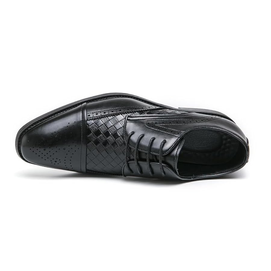 靴 SQUARE TOE SHOES /eaphi Amazon.com | Dress Oxford Formal Shoes for Men Lace Up